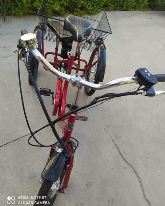 Bicicletta elettrica a tre ruota