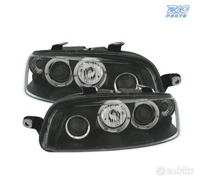 FARI PER FIAT PUNTO 99-03 ANGEL EYES FONDO NERO