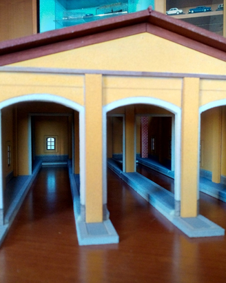 Deposito lokomotive 1:87 per plastico ferroviario