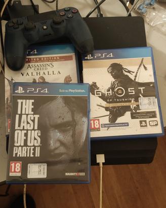 Ps4 1TB con 3 giochi e controller 