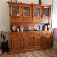 Credenza rustica in pino di Svezia
