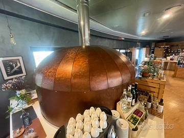 Forno pizza marana 150 rotante a gas