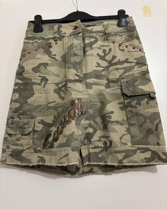 Gonna verde militare
