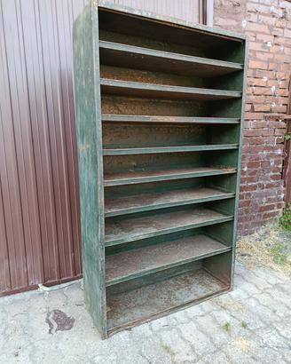 Scaffalatura Industrial Vintage Metallo Officina
