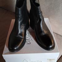 stivaletti donna in pelle 