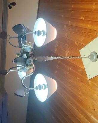 lampadario shabby 