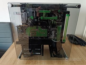 Pc Gaming Thermaltake  Raffreddamento liquido cust