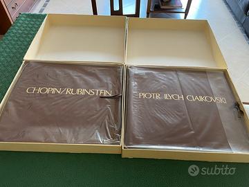 Due Cofanetti dischi in vinile Musica Classica