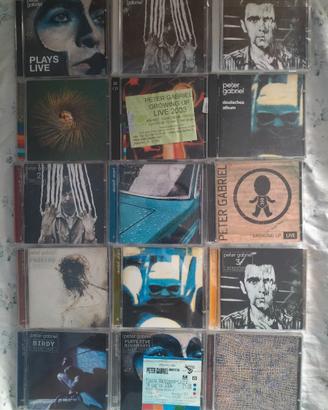 Peter Gabriel, parte della mia collezione in CD