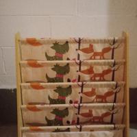 libreria bimbi in tessuto 