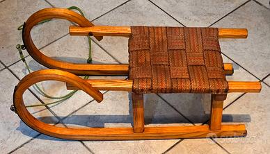 slittino  anni 70  realizzato dalla Heinz Sport di