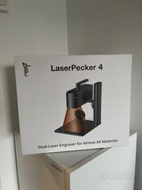 LaserPecker 4 + Rotary, Slide e cover – come nuovo