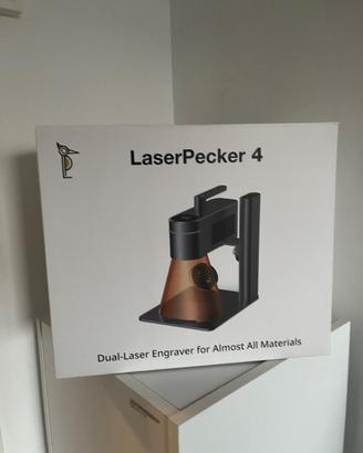 LaserPecker 4 + Rotary, Slide e cover – come nuovo