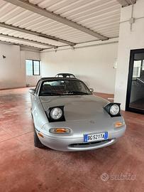 Mazda mx5 miata silver