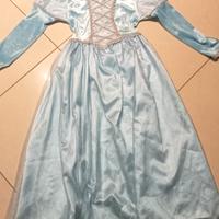 VESTITO PRINCIPESSA CARNEVALE BAMBINA 