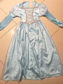 VESTITO PRINCIPESSA CARNEVALE BAMBINA 