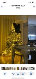 Albero di natale innevato 210 cm