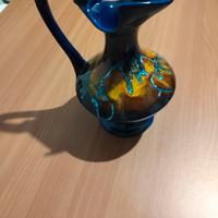 vaso in ceramica stile bertoncello vintage anni 80