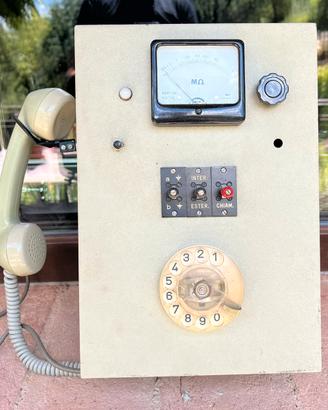 Telefono tavolo prova vintage
