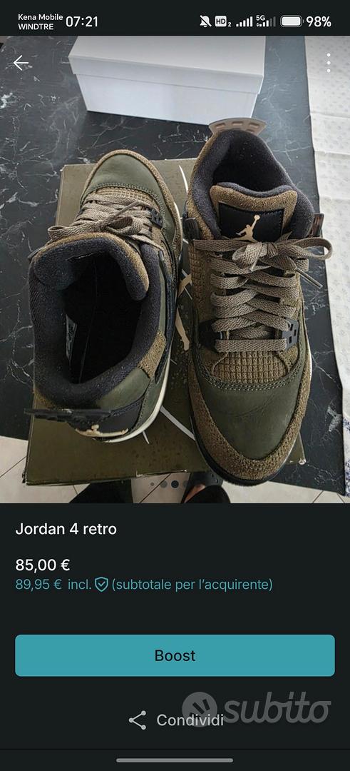 Nike Jordan 4 olive