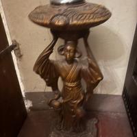 Posa cenere a colonna antico