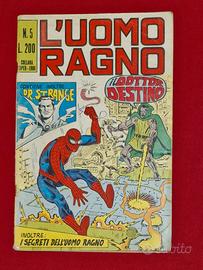 Uomo Ragno Spiderman n°5 originale 1970 Marvel