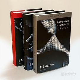 Trilogia Cinquanta Sfumature di Grigio Nero Rosso