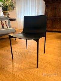 4 Sedie Lema Ombra Nere - Design Moderno