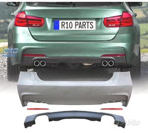 PARAURTI POSTERIORE BMW F30 12-19 LOOK M DOPPIA US