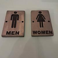 2 targhette  vintage  hotel anni 70-80