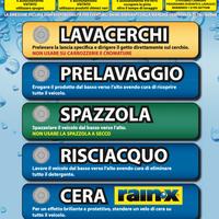 Cartelli/adesivi personalizzati per autolavaggio