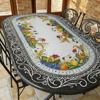 TAVOLO IN PIETRA LAVICA MIS. 200X100 CM. IN ITALIA