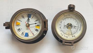 Orologio e barometro settore nautico/marina