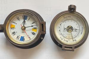 Orologio e barometro settore nautico/marina