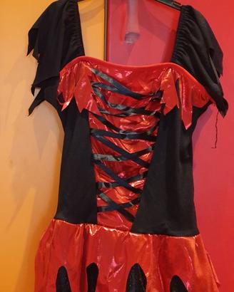 Costume di carnevale per bambina 10 anni Diavolo