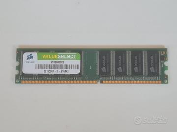 RAM Corsair ValueSelect 1GB DDR 400MHz PC3200