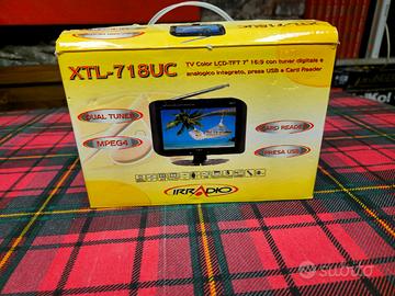 TV Irradio Per Auto 7 Pollici Vintage