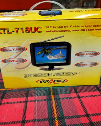 TV Irradio Per Auto 7 Pollici Vintage