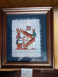 Quadro in papiro egiziano immagine storica