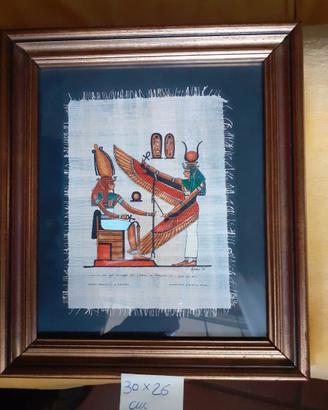 Quadro in papiro egiziano immagine storica