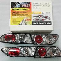 Coppia Fanali Posteriori ALFA 156 (Tuning Chrome)