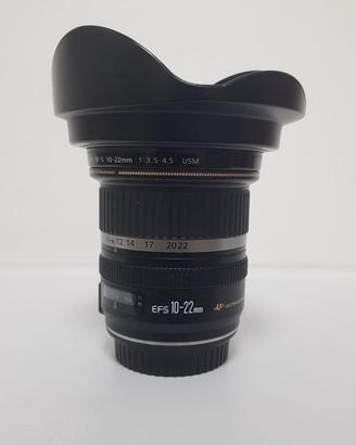 Obiettivo Canon EFS 10-22mm 1:3.5-4.5 usato