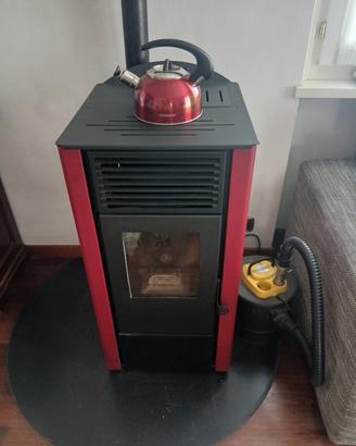 stufa a pellet 11 kw semimuova