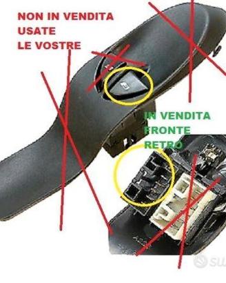 Pulsante alzavetro lancia y 96/2003 sx/dx