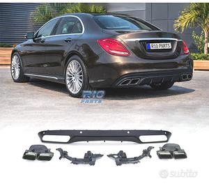 DIFFUSORE MERCEDES CLASSE C W205 SEDAN 14-18 LOOK 