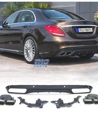 DIFFUSORE MERCEDES CLASSE C W205 SEDAN 14-18 LOOK 