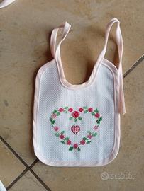 Bavetta ricamato a mano 