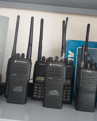 ricetrasmettitori Motorola, Kenwood, Icom