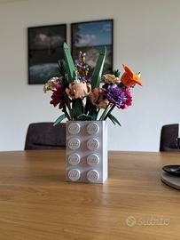 Vaso Lego Porta Fiori Abbellimento Casa