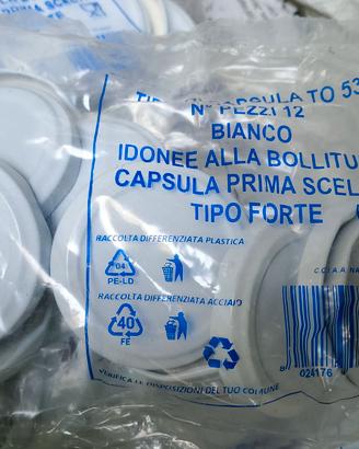 Tappi bottiglie e vasi